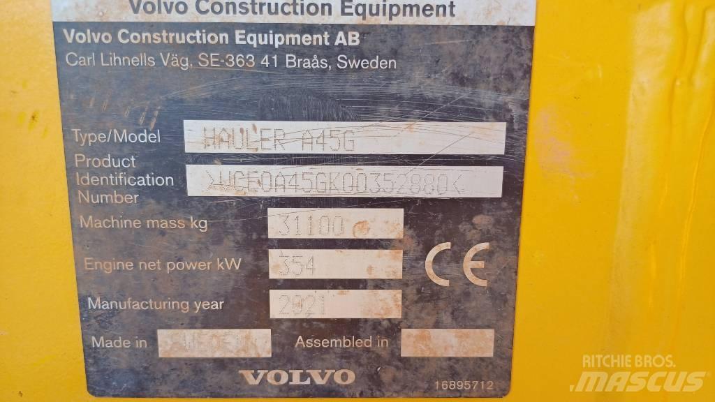 Volvo A 45 G 연결식 홀러