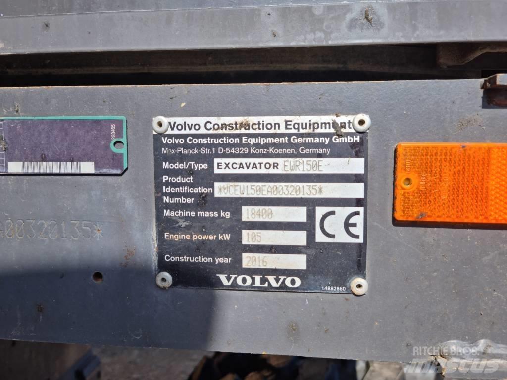 Volvo EWR 150 E  휠 굴삭기
