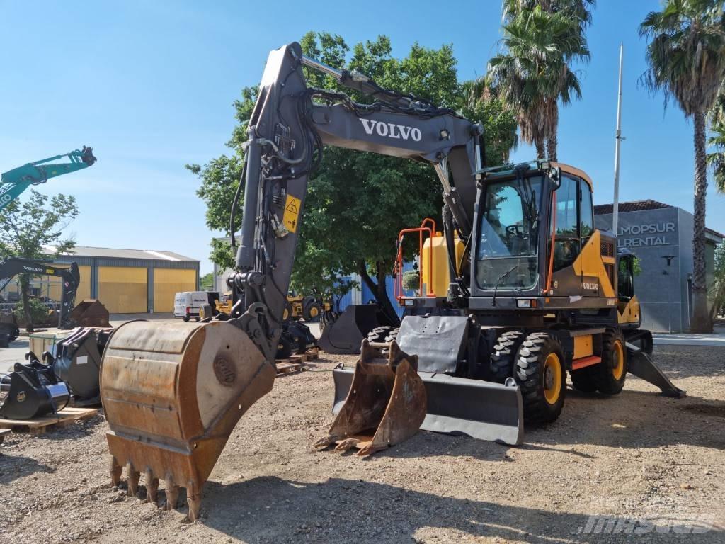 Volvo EWR 150 E  휠 굴삭기
