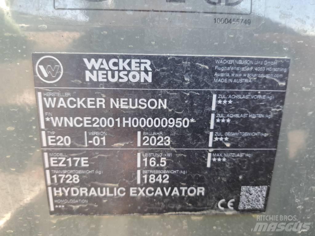 Wacker Neuson EZ17e 대형 굴삭기 29톤 이상
