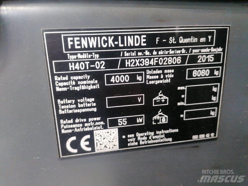 Linde H40T-02 LPG 지게차