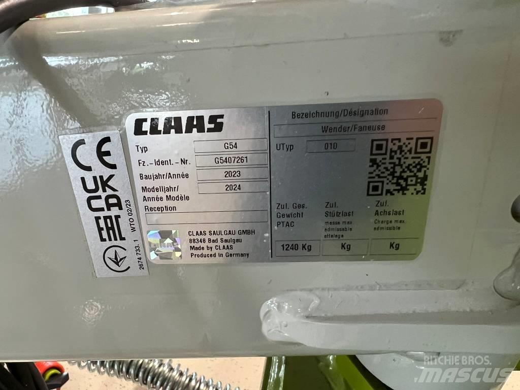 CLAAS Volto 900 갈퀴 및 테더