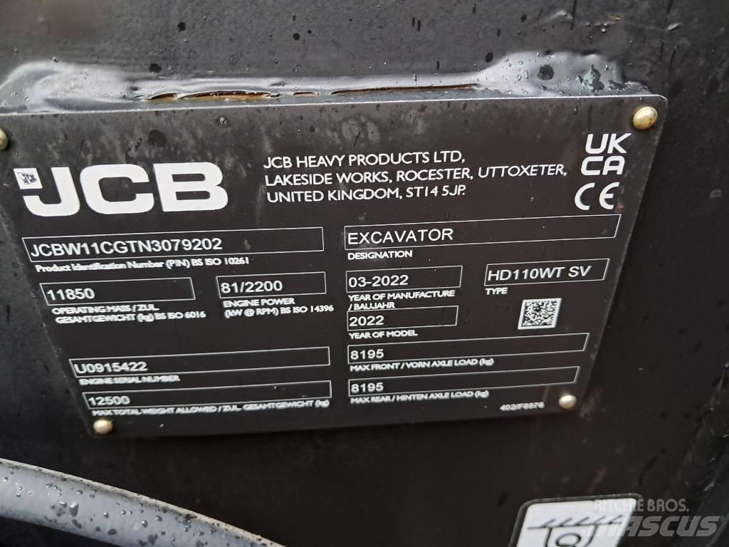 JCB HD110W  휠 굴삭기