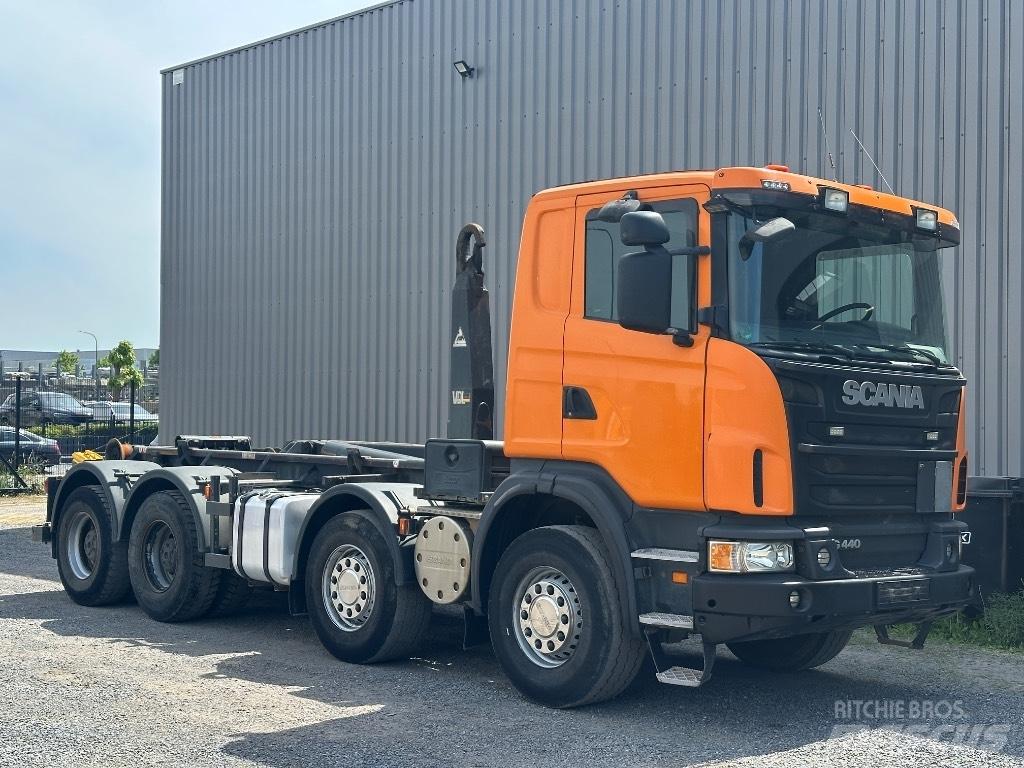 Scania G 440 훅 리프트 트럭
