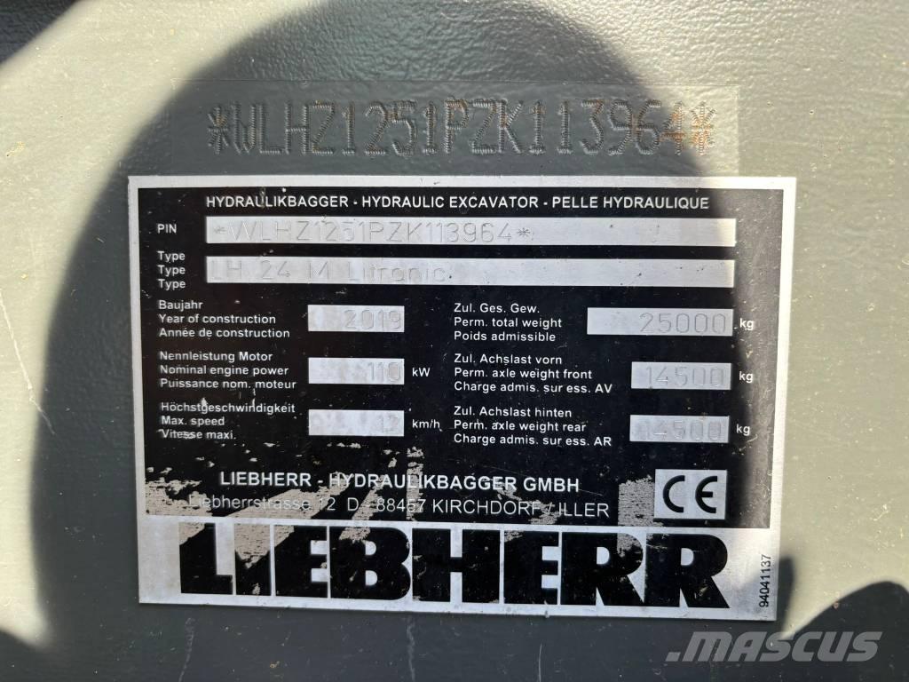 Liebherr LH 24 M 폐기물/산업 처리기