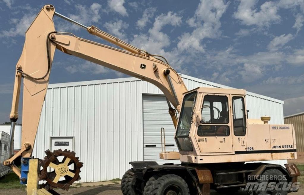 John Deere 595  휠 굴삭기
