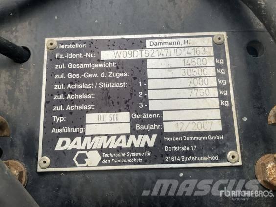 Dammann DT 5000 자주 동력 분무기