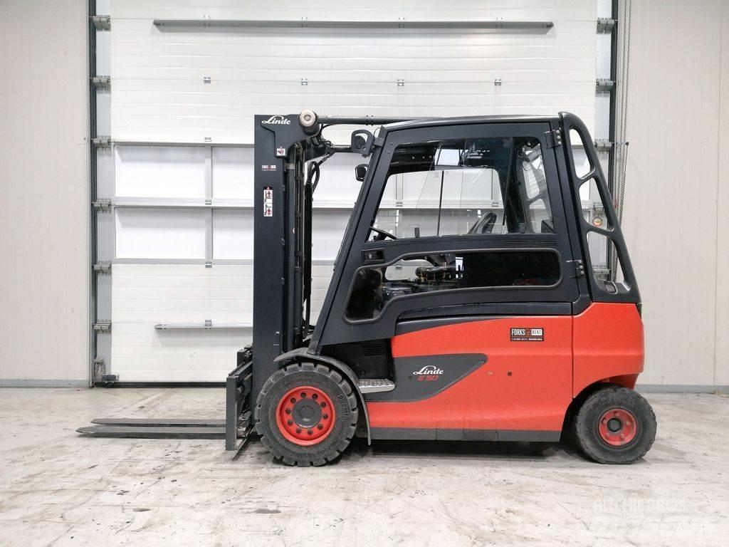 Linde E50HL-01 전동 지게차