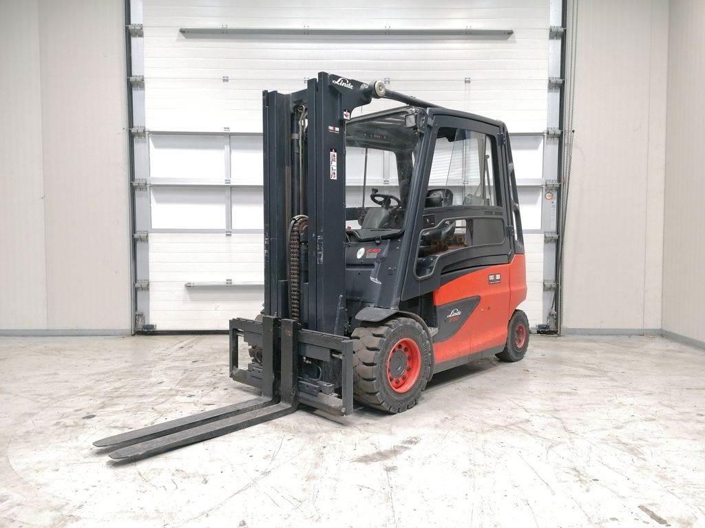 Linde E50HL-01 전동 지게차