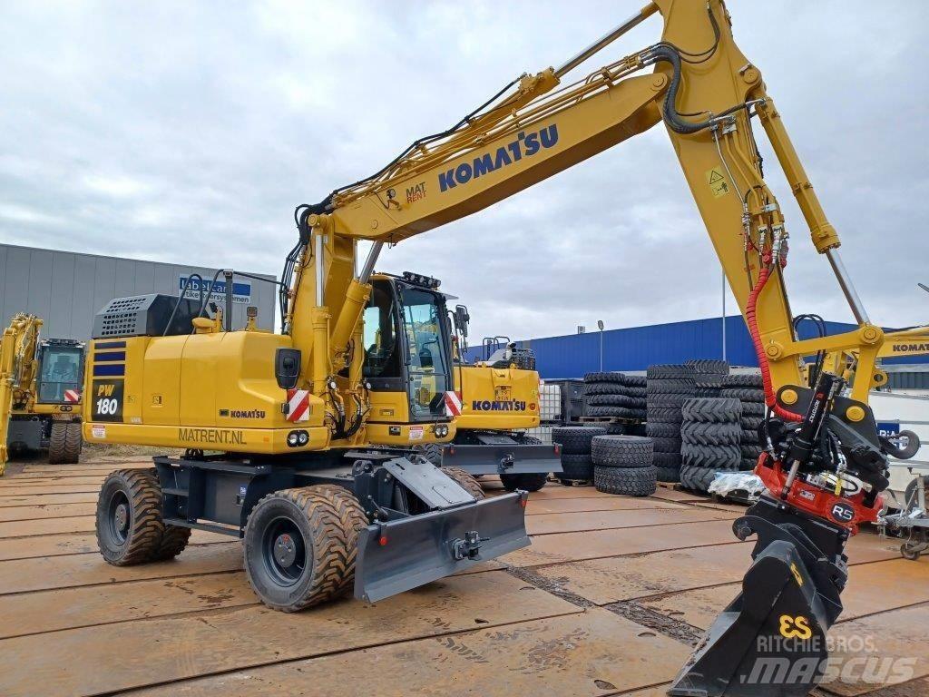 Komatsu PW180-11E0  휠 굴삭기
