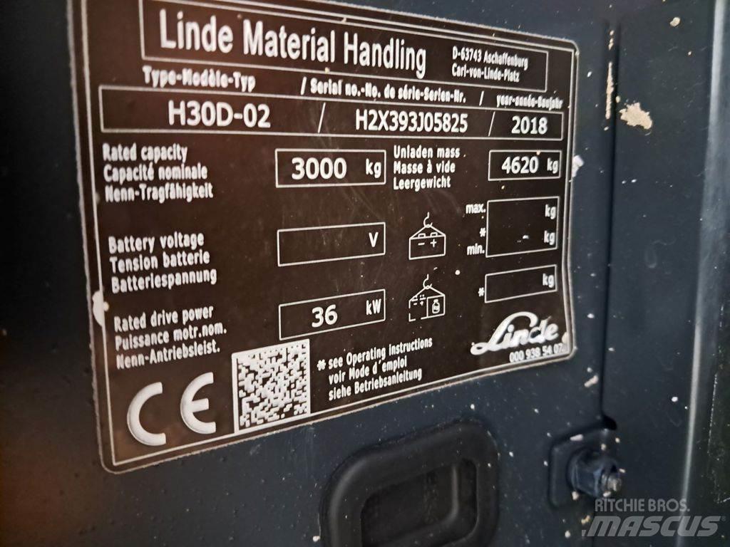 Linde H30D-02 디젤 지게차