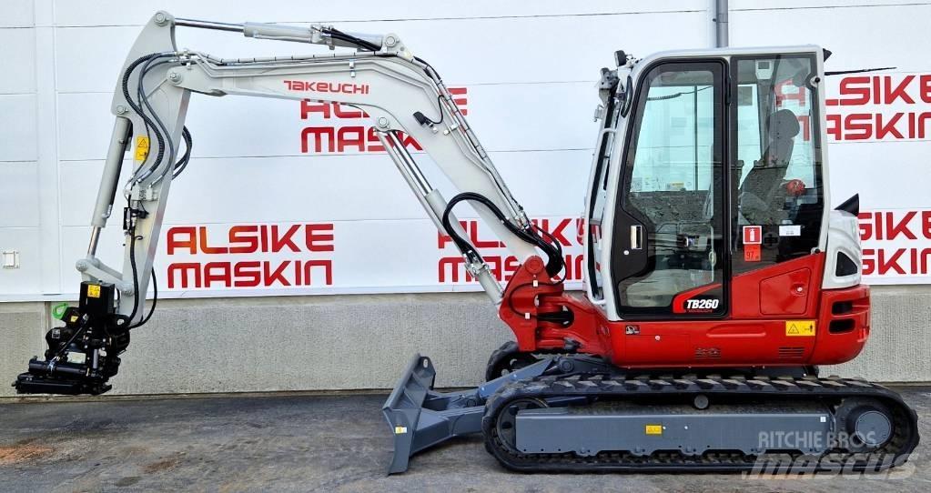 Takeuchi TB 260 소형 굴삭기 7톤 미만