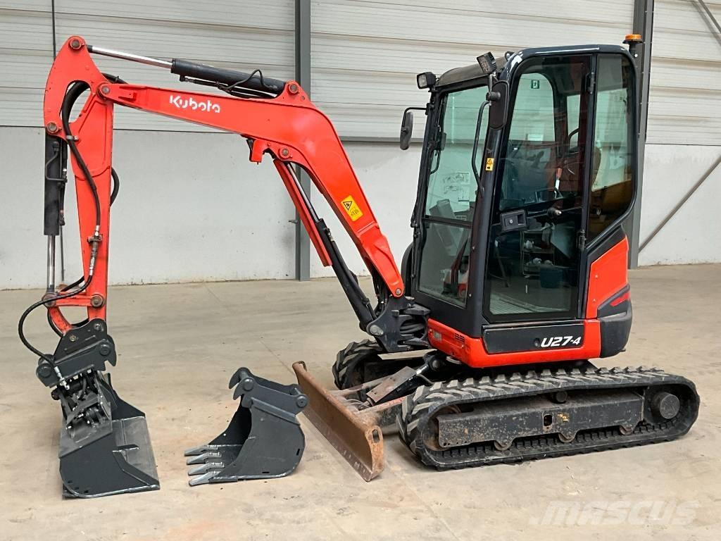 Kubota U 27-4 소형 굴삭기 7톤 미만