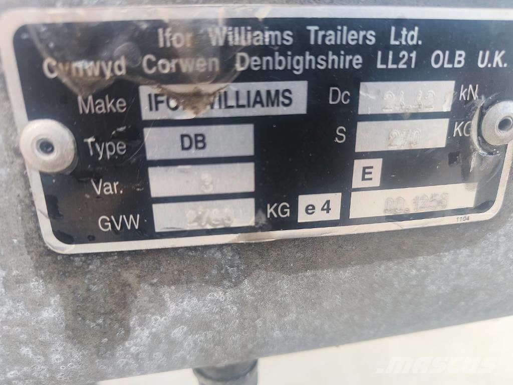 Ifor Williams GX 84 기타 트레일러