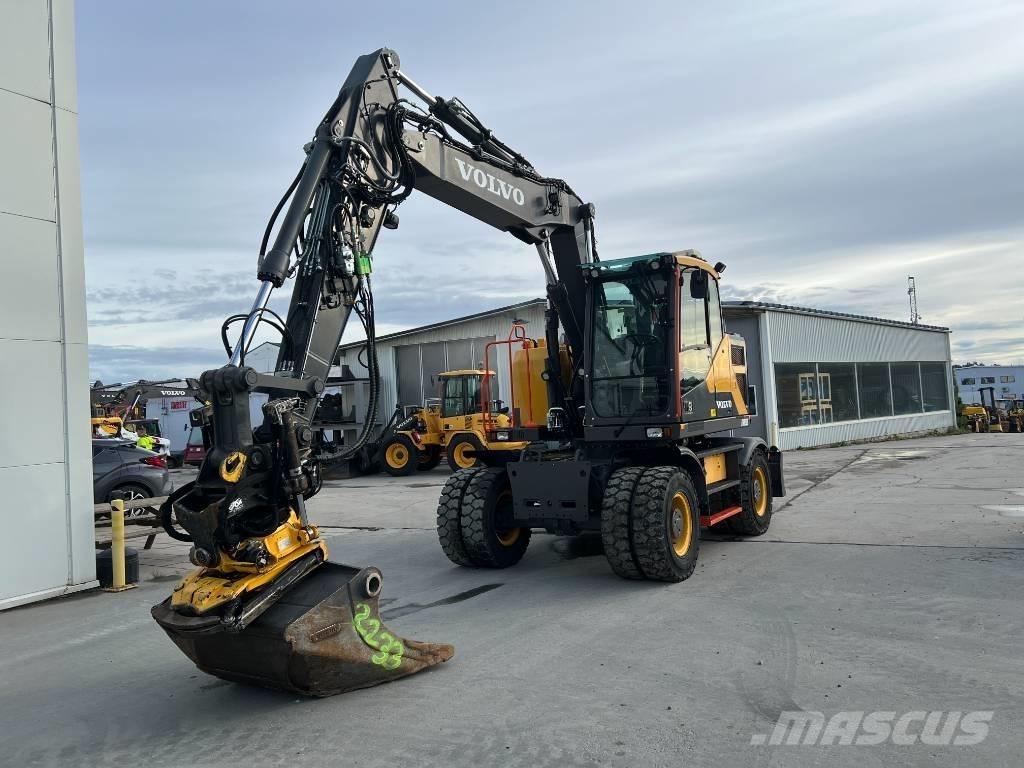 Volvo EWR150E  휠 굴삭기