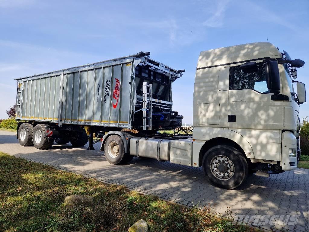 Fliegl ASS 298 보도면 세미트레일러