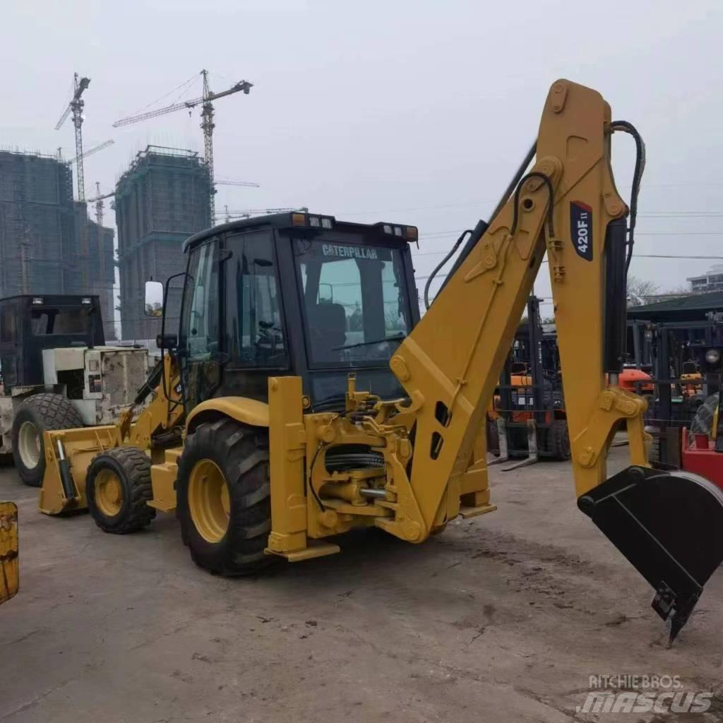 CAT 420 F 백호로더