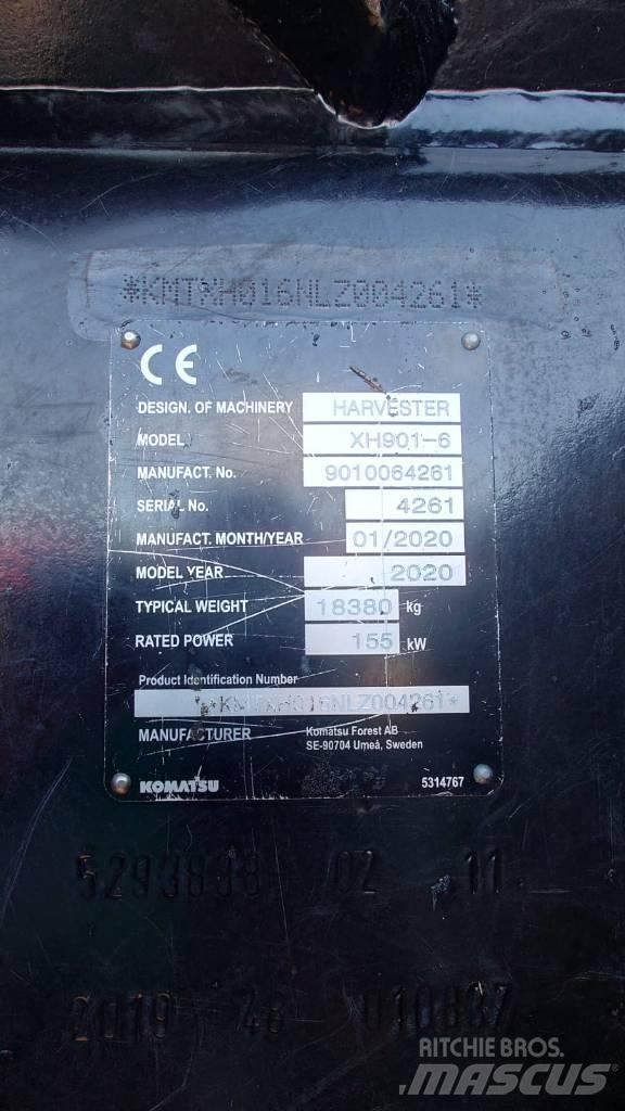 Komatsu 901 원목 하베스터