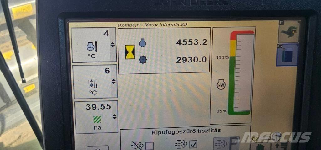 John Deere T 550 콤바인 수확기