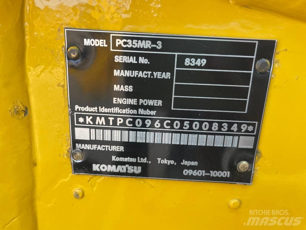 Komatsu PC 35 소형 굴삭기 7톤 미만