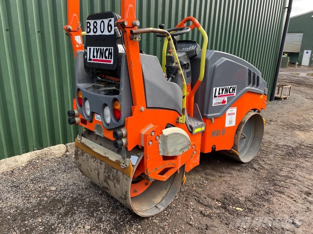 Hamm HD 8 VV 트윈 드럼 롤러