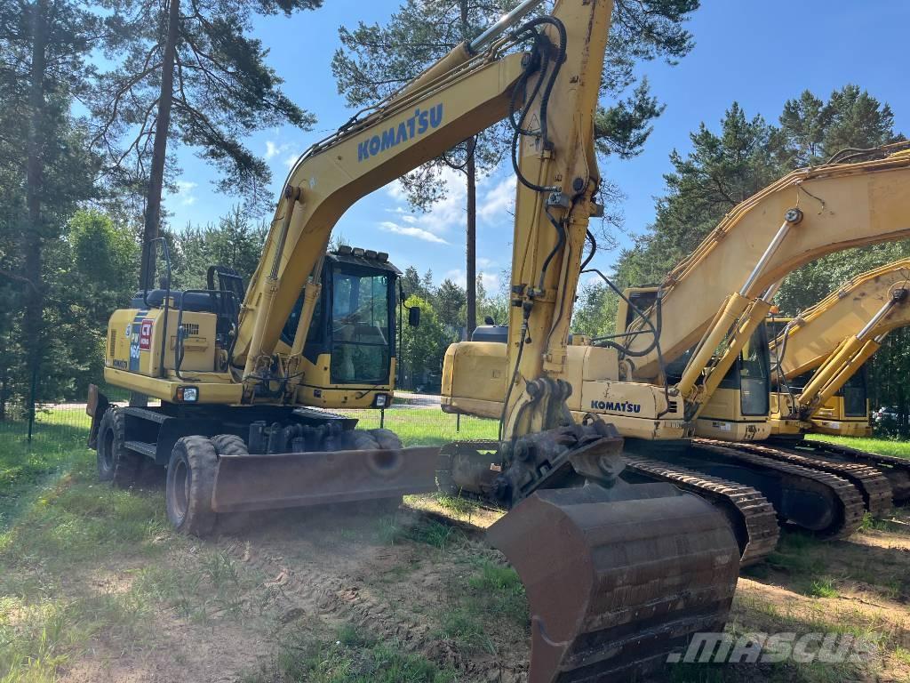 Komatsu PW 160-7  휠 굴삭기