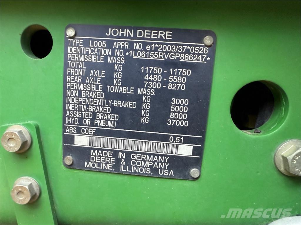 John Deere 6155R 농기계 - 기타