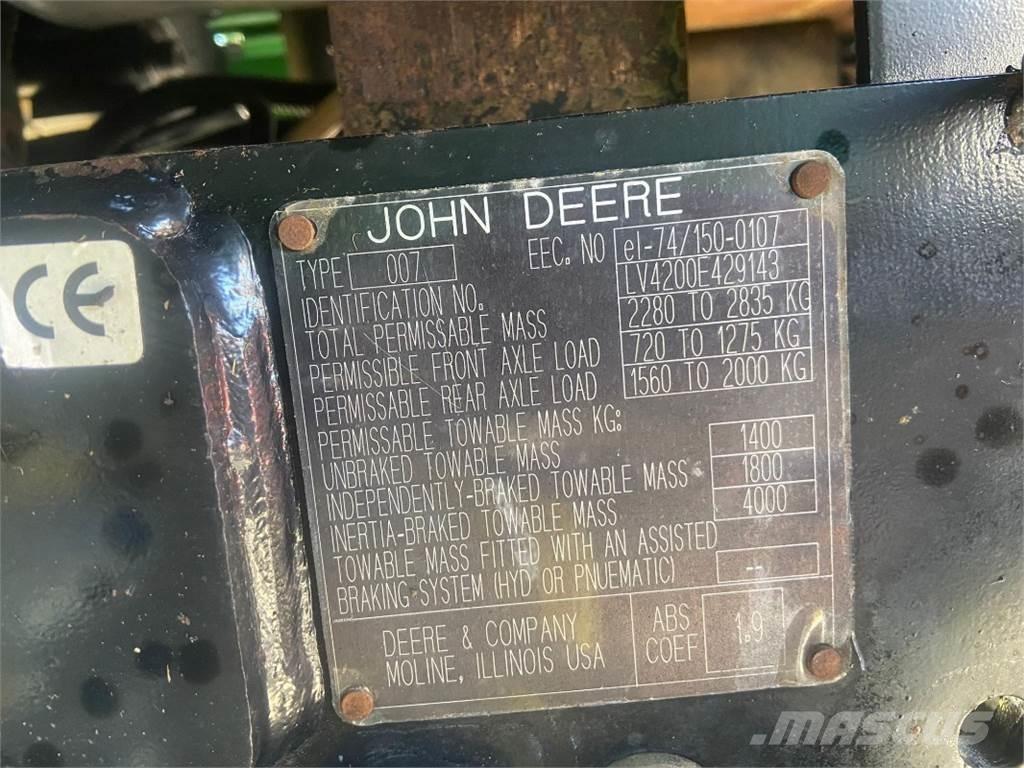 John Deere 4200 소형 트랙터