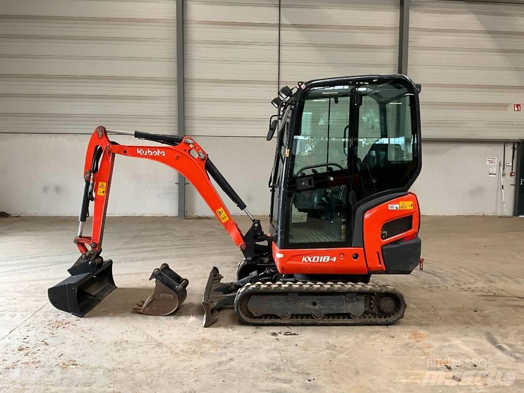 Kubota KX 018-4 소형 굴삭기 7톤 미만