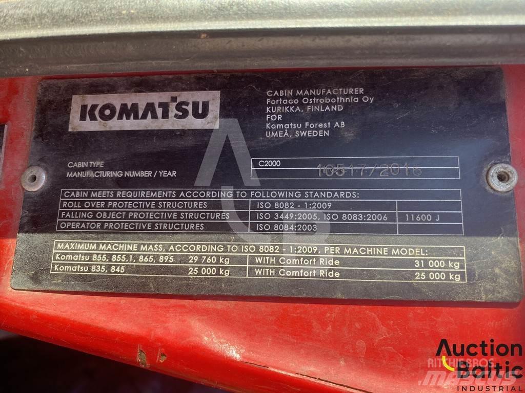 Komatsu 895 원목 포워더