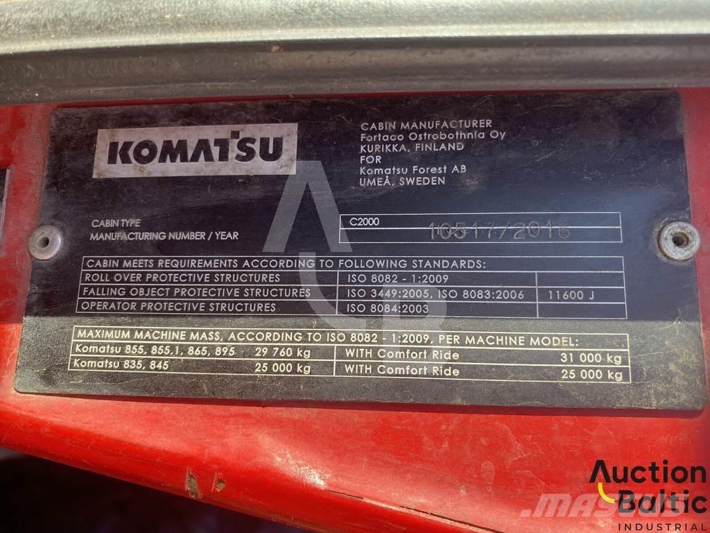 Komatsu 895 원목 포워더