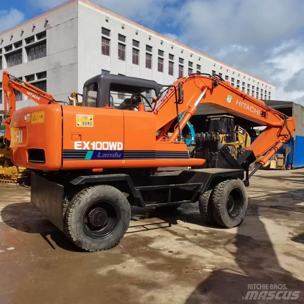 Hitachi EX 100 W D  휠 굴삭기