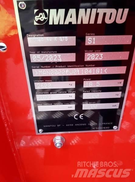 Manitou TMM25 4W 트럭 장착 포크리프트