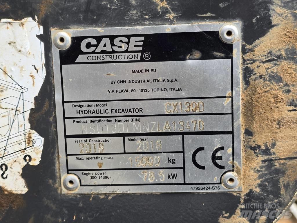Case CX130 D 대형 굴삭기 29톤 이상