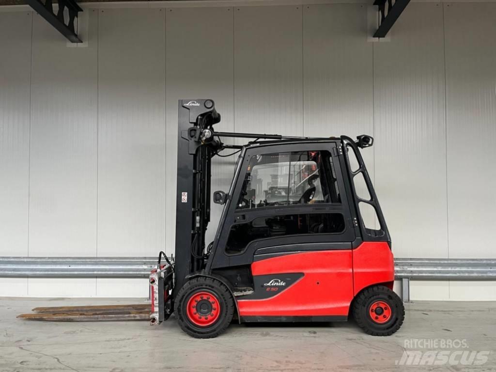Linde E 50 전동 지게차