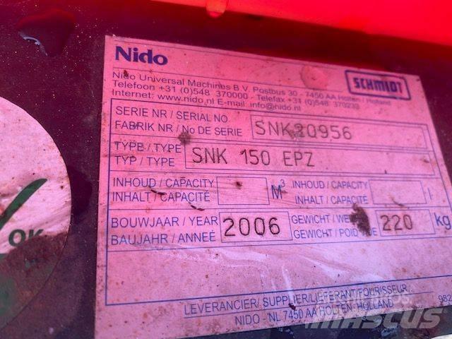 Nido SNK150 EPZ 제설 블레이드 및 제설기