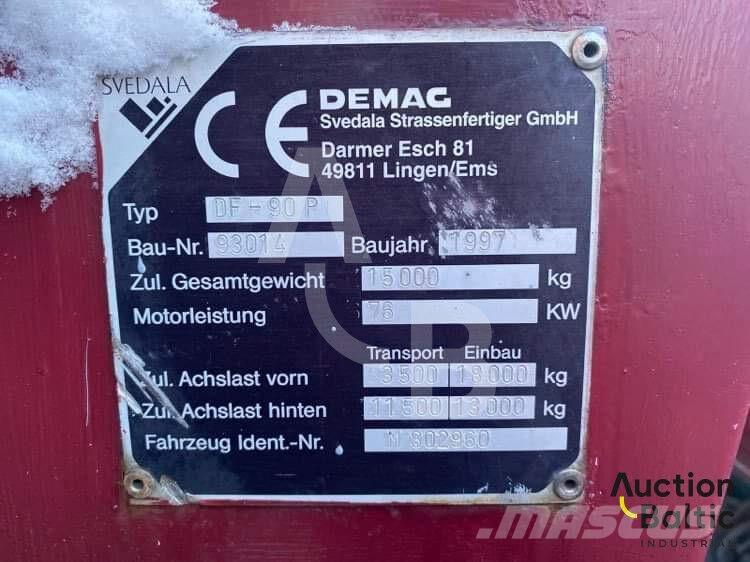 Demag DF 90 P 아스팔트 포장장비