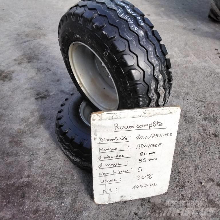Advance 10.0/75R15.3 타이어, 휠 및 림