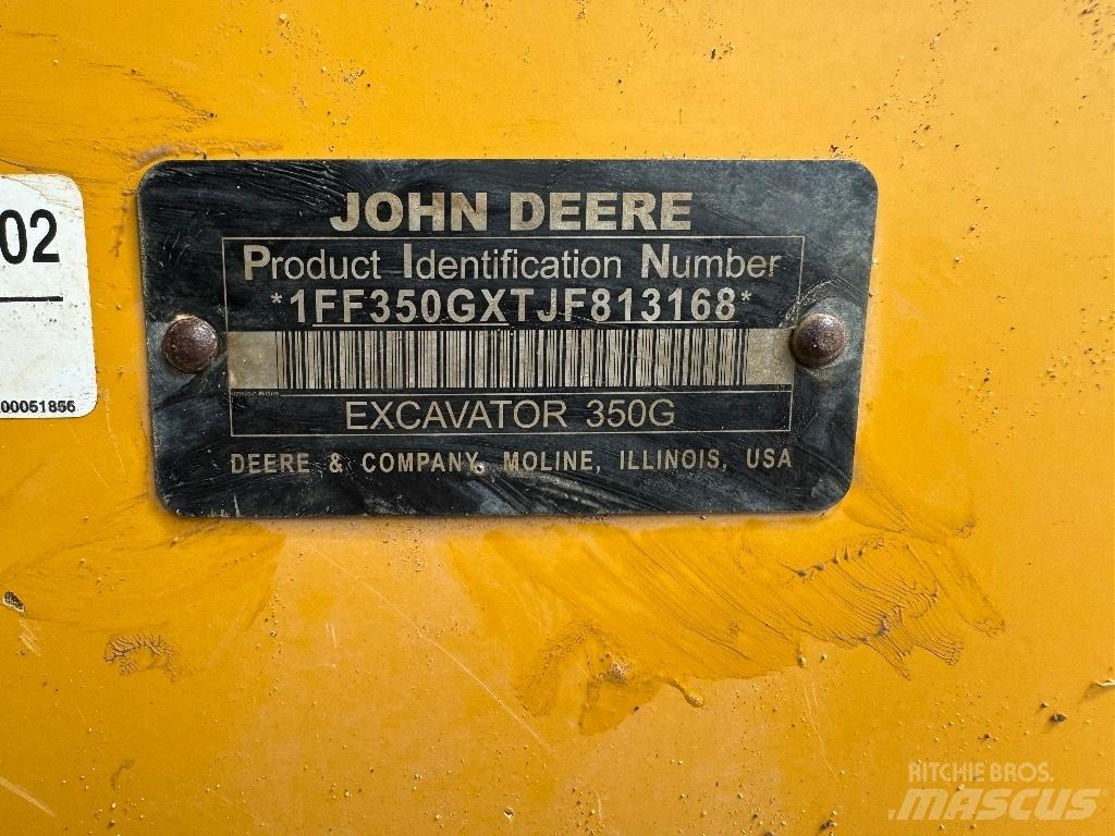 DEERE 350G LC 대형 굴삭기 29톤 이상
