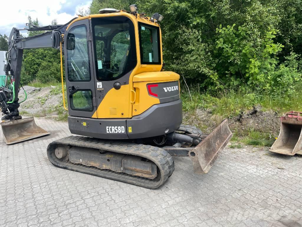 Volvo ECR58D 소형 굴삭기 7톤 미만