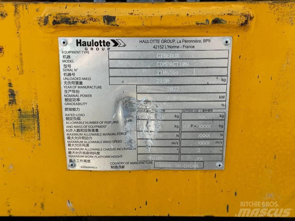 Haulotte COMPACT 10N 가위형 리프트