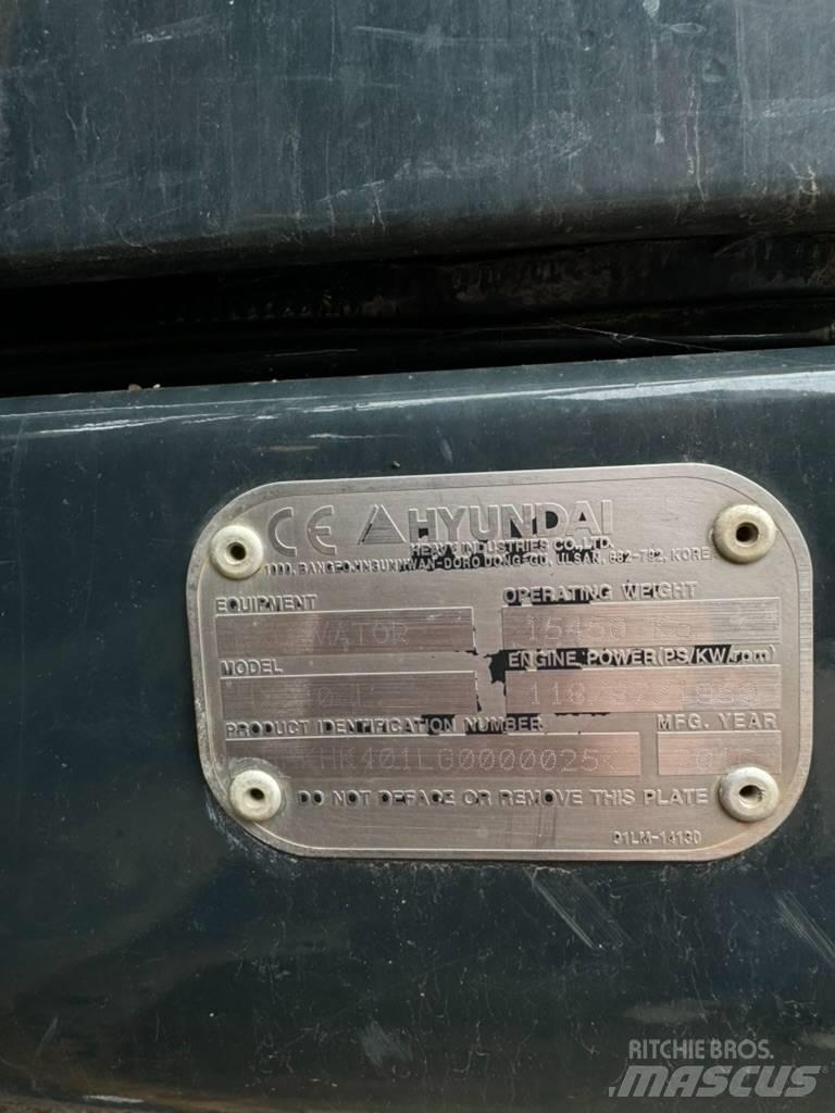Hyundai HX 140L 대형 굴삭기 29톤 이상