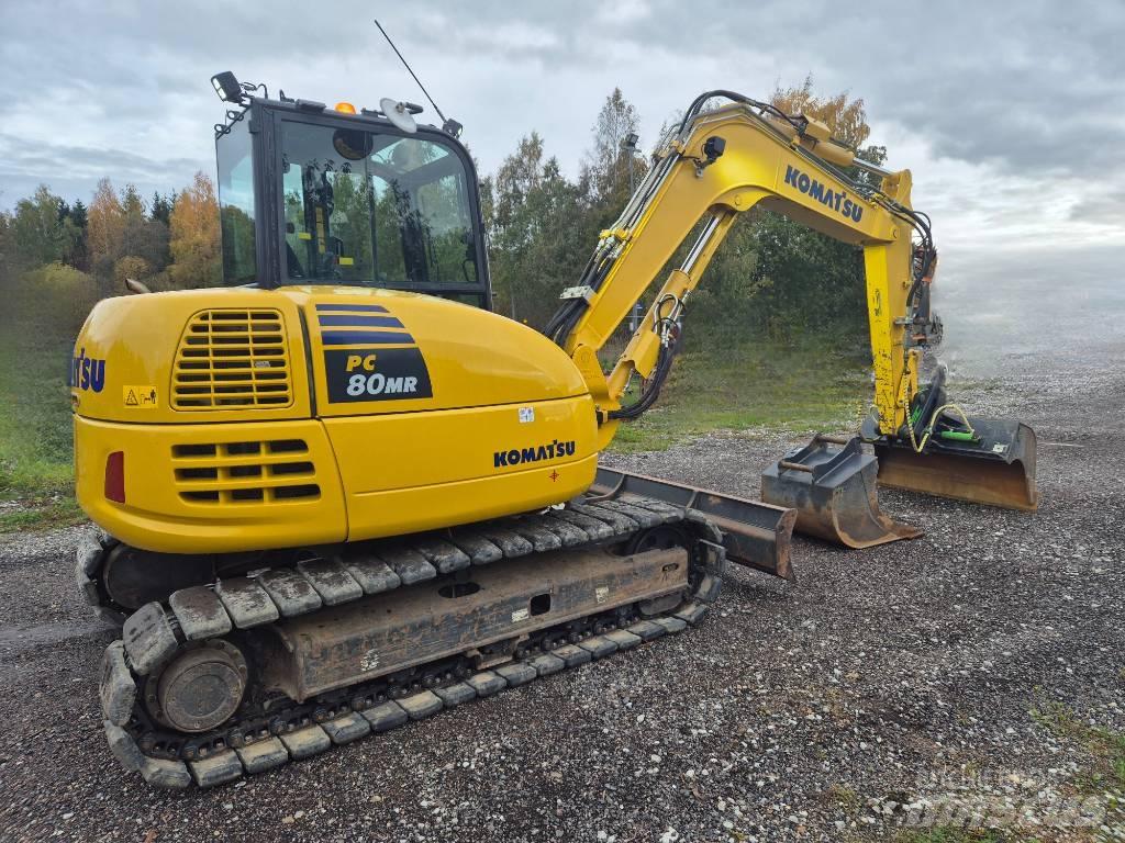 Komatsu PC80MR-5 중형굴삭기 7톤-28톤
