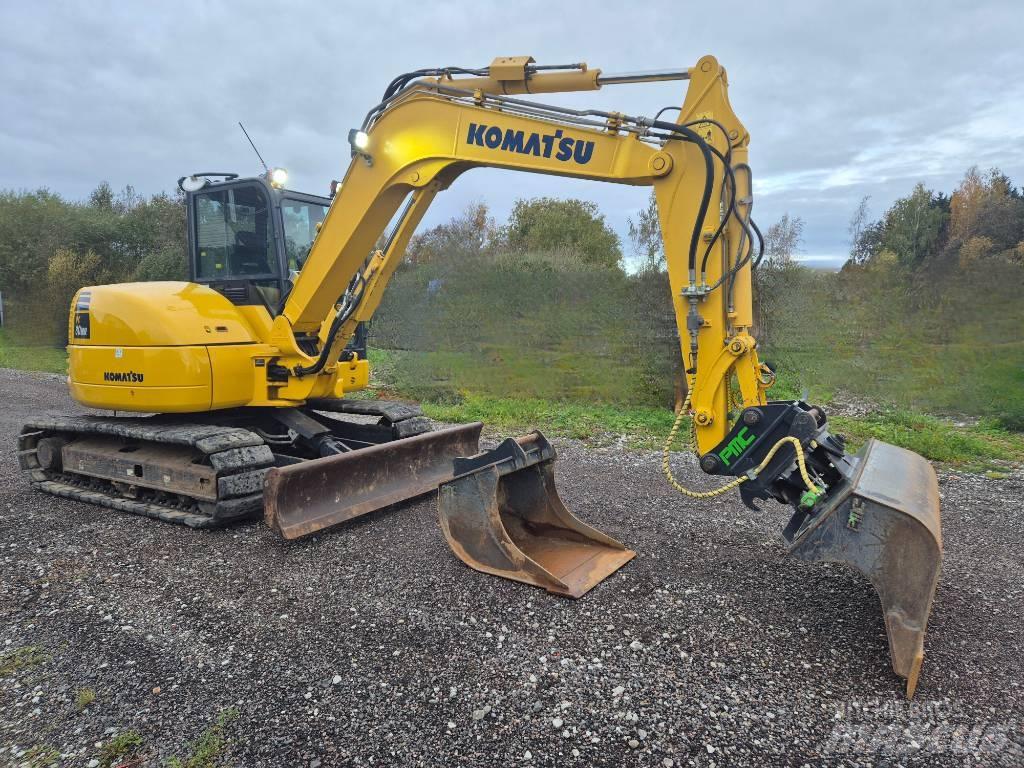 Komatsu PC80MR-5 중형굴삭기 7톤-28톤
