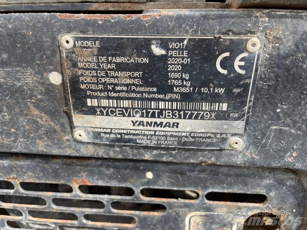 Yanmar Vio 17 U 소형 굴삭기 7톤 미만