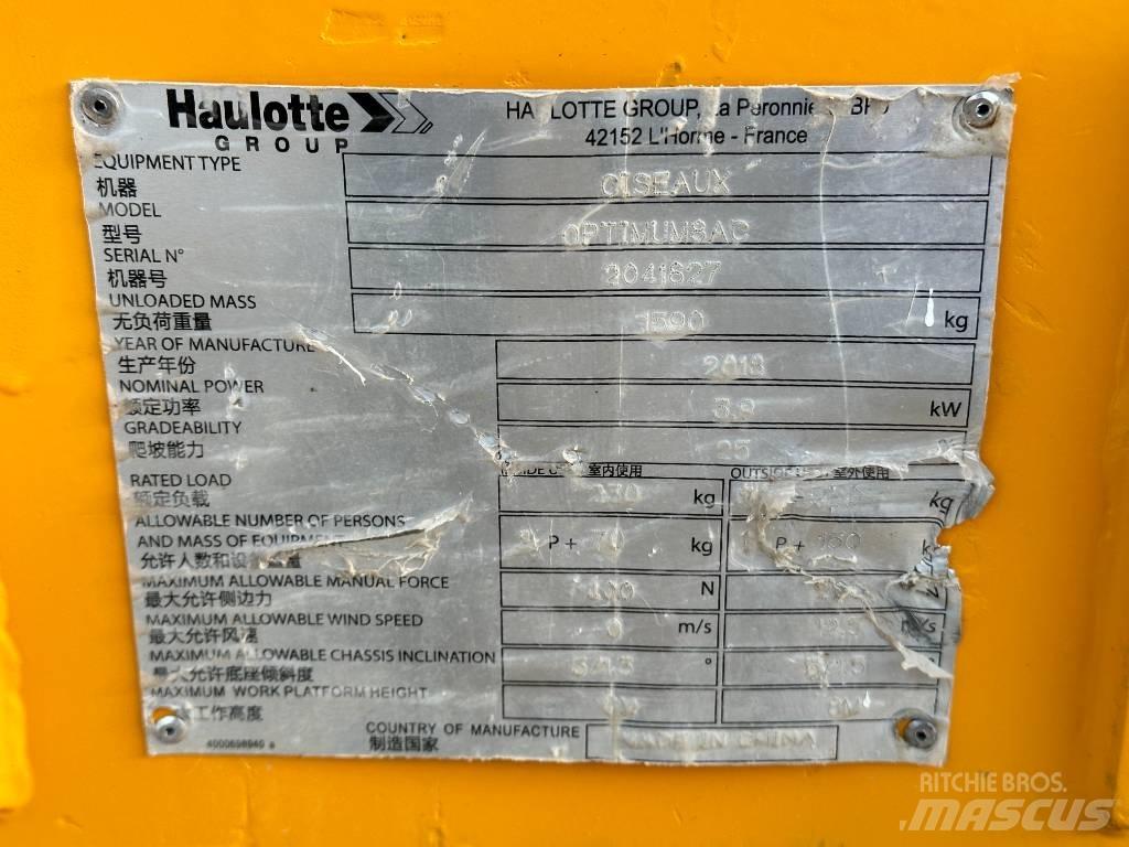 Haulotte OPTIMUM 8 가위형 리프트