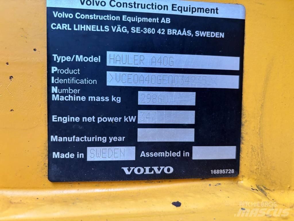 Volvo A 40 G 연결식 홀러