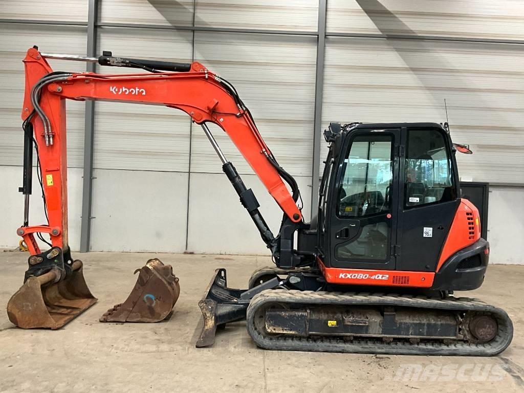 Kubota KX 080-4 A 2 중형굴삭기 7톤-28톤