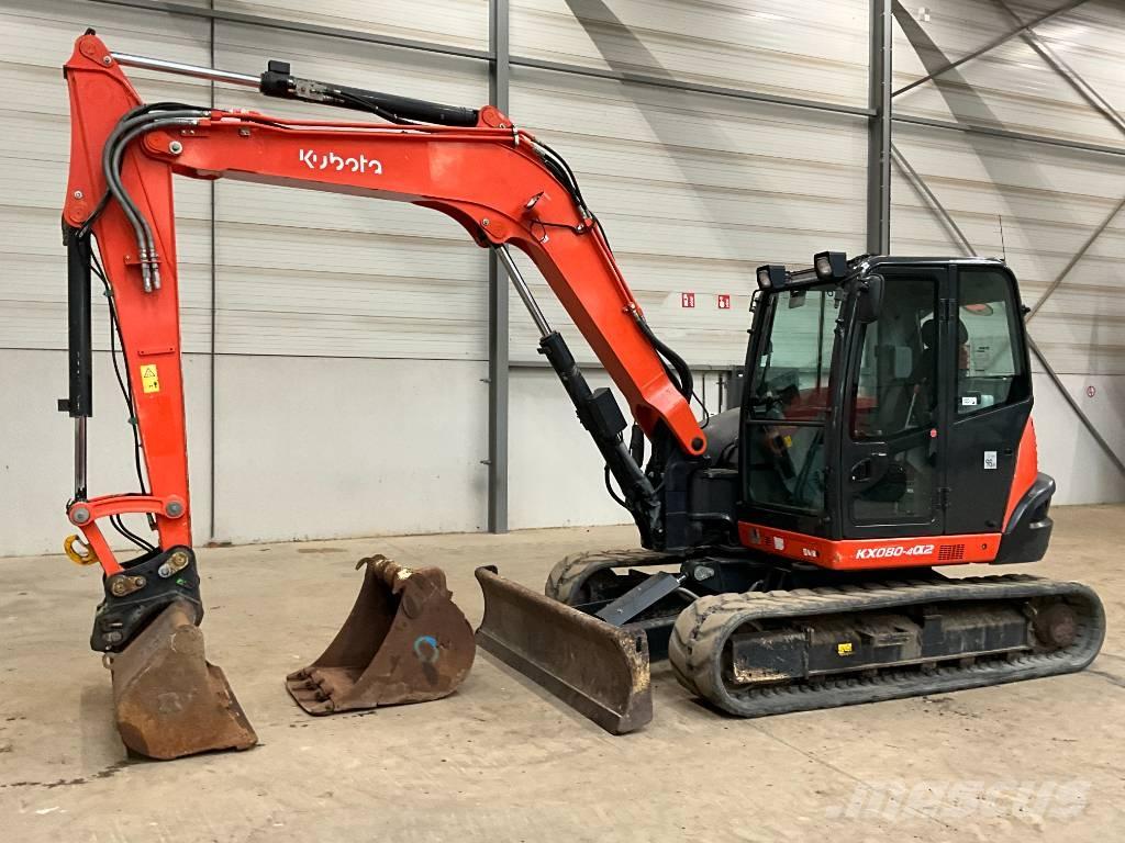 Kubota KX 080-4 A 2 중형굴삭기 7톤-28톤
