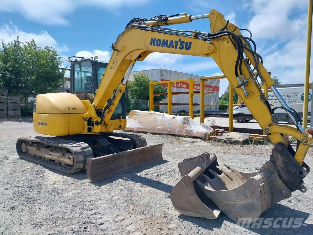 Komatsu PC80MR-5 중형굴삭기 7톤-28톤